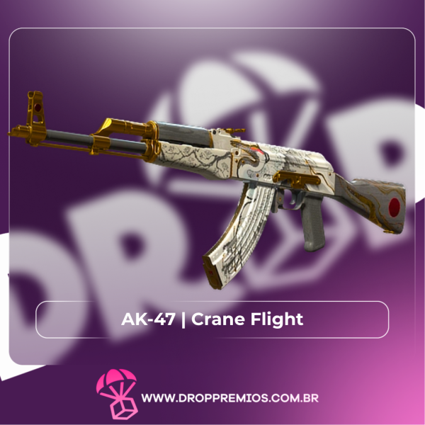 0335 PRÊMIO - AK-47 | Crane Flight (Testada em Campo)